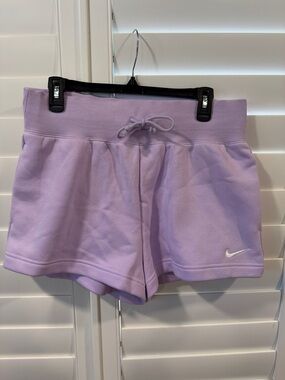 Nike new with tags Lavender Women's Athletic Shorts with White Swoosh